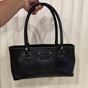 Kate spade Black Leather shoulder Handbag
